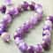 6 Pack: Purple Large Hole Amethyst Round Beads, 8mm by Bead Landing™
